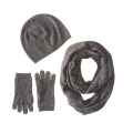 PK18A26HX Cachemire cadeau coffret femme - chapeau, gants, écharpe